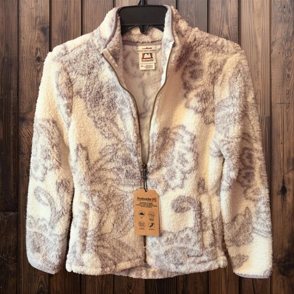 Avalanche Jacket Women Fleece Full Zip Floral Print - Picture 1 of 6